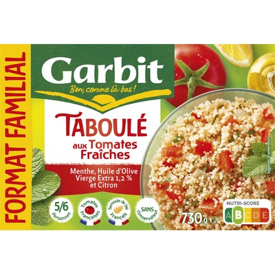 Taboule tomates fraiches 730g