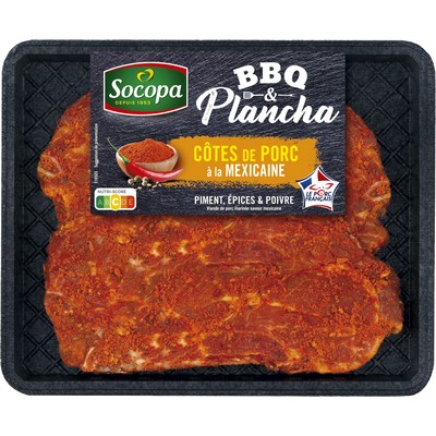 Cote porc mexicaine x2 p.variable 300g