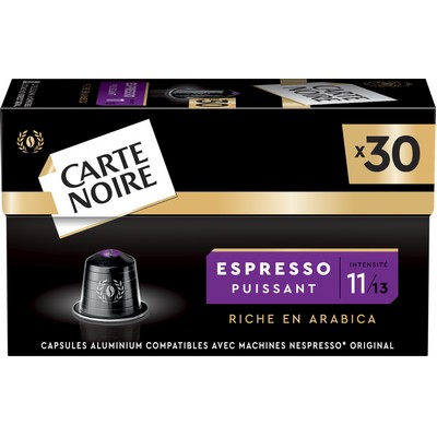 Cafe puissant n11 caps x30 165g