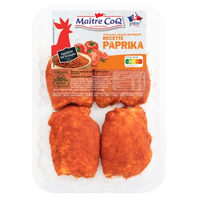Hauts cuisse poulet paprika 550g