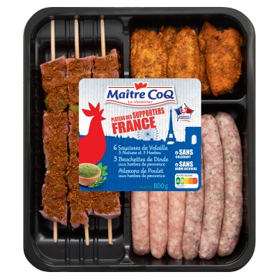 Plateau supporters France 800g