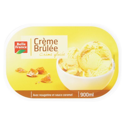 Crème glace goÐt crème brÐlée 900ml