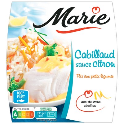 Cabillaud sauce citron 290g