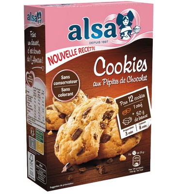 Préparation Cookies pépites ch 240g