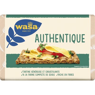 Tartine croustillante authentique seigle 275g
