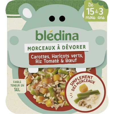 Plat bb carot har ver tom boeuf 200g