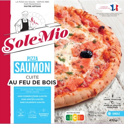 Pizza saumon fume 470g