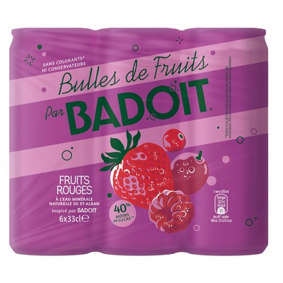 Bulles fruits rouges 6x33cl