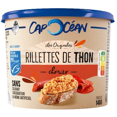 Rillettes de thon chorizo 140g