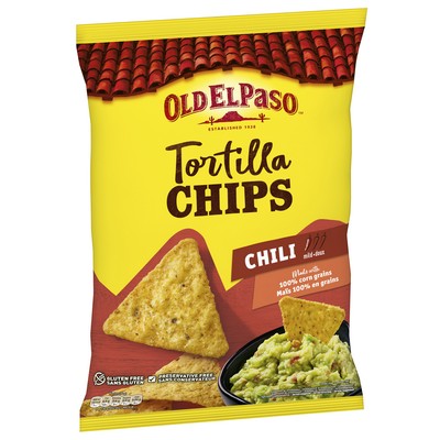 Chips tortilla chili 185g