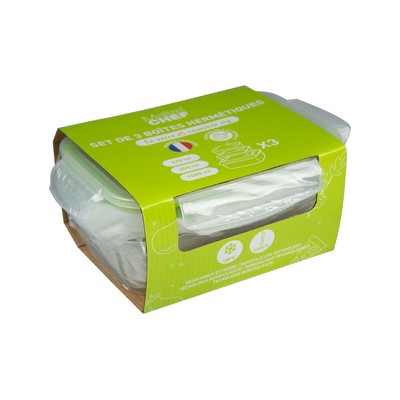 Boites hermetiques rectangulaire x3