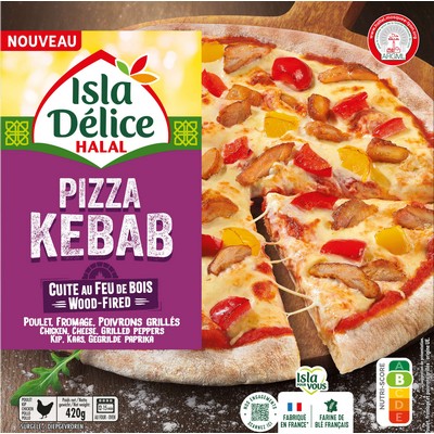 Pizza kebab halal 420g