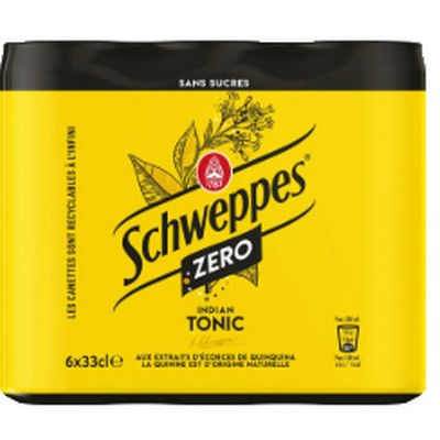 Soda tonic zero 6x33cl