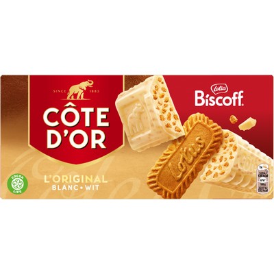 Chocolat biscoff blanc 190g