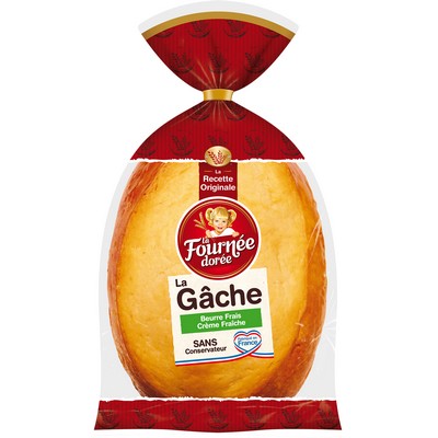 Gache beurre frais creme fraiche 500g
