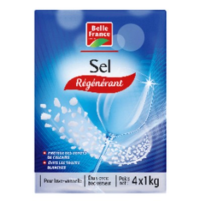 Sel regenerant lave vaisselle 4x1kg