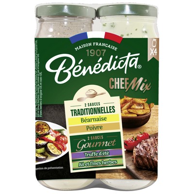 Kit sauces culinaires x4 320g