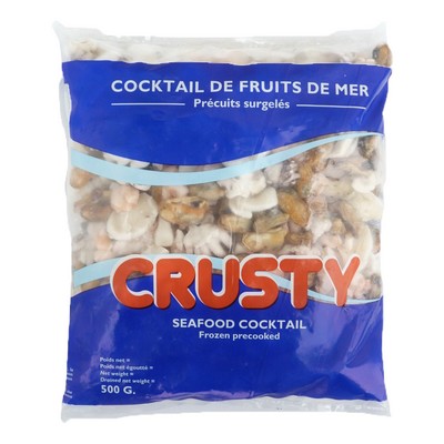 Cocktail fruits de mer crusty 500g