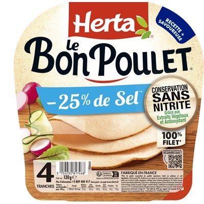 Le bon poulet CSN x4 130g