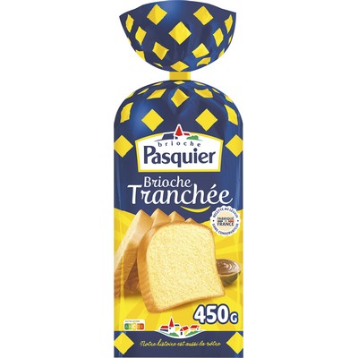 Brioche tranch{e nature 450g