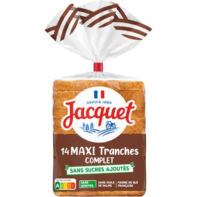 Pain de mie maxi tranches 550g