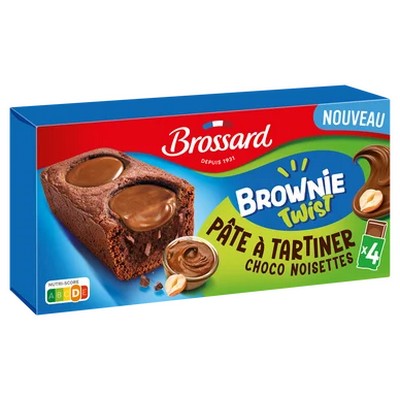 Brownie choco noisette x4 156g