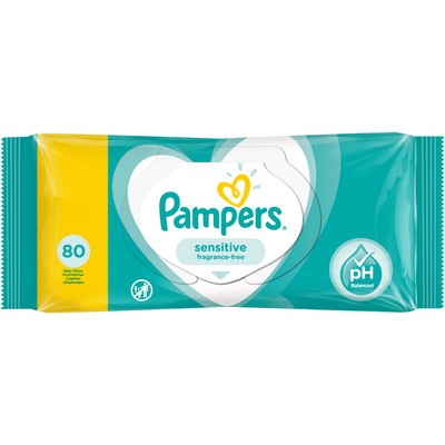 Lingettes sensitive x80 501g