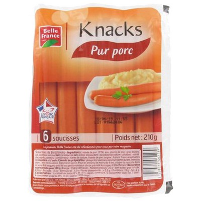 Saucisse Strasbourg Q.Sup. x6 210g