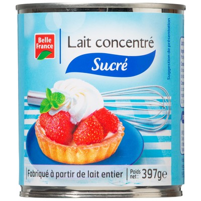 Lait concentré sucré 397g