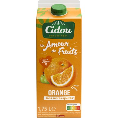Jus orange un amour de fruit 1.75l